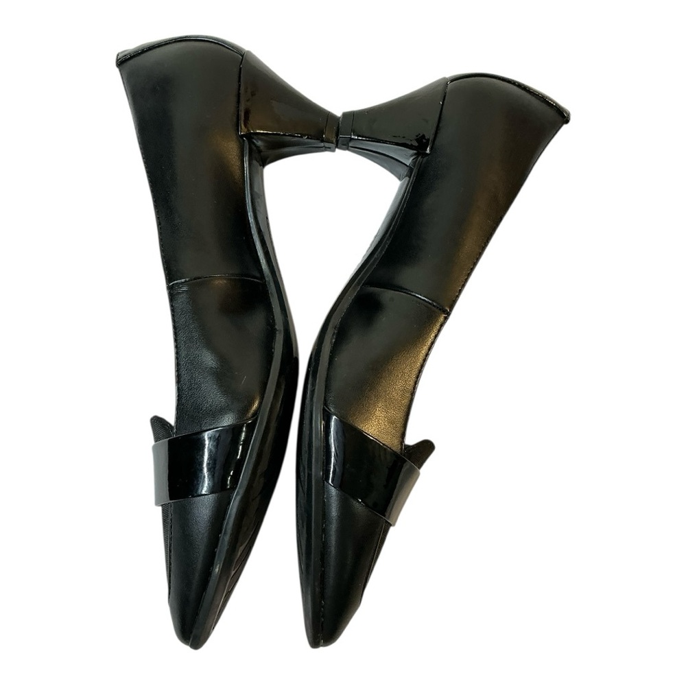 Anne Klein Black Kitty Heels Sleek and Sophisticated Size 8 - Picture 9 of 12